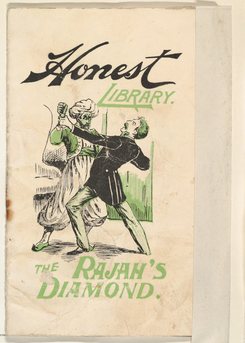 The Rajah's Diamond, from the Honest Library series (N115) issued by Duke Sons & Co. to promote Honest Long Cut Tobacco by W. Duke, Sons & Co., print, 1896