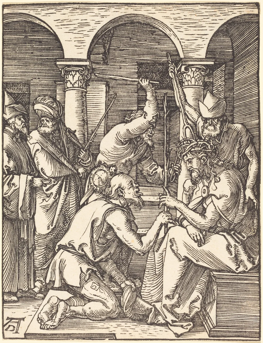 Christ Crowned with Thorns by Albrecht Dürer, print, 1509-1510