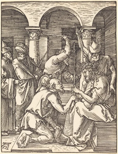 Christ Crowned with Thorns by Albrecht Dürer, print, 1509-1510