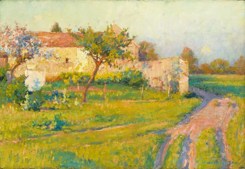 Spring in France by Robert Vonnoh, painting, 1890
