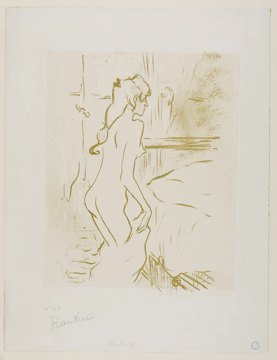 Study of a Woman by Henri de Toulouse-Lautrec, print, 1893