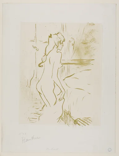 Study of a Woman by Henri de Toulouse-Lautrec, print, 1893