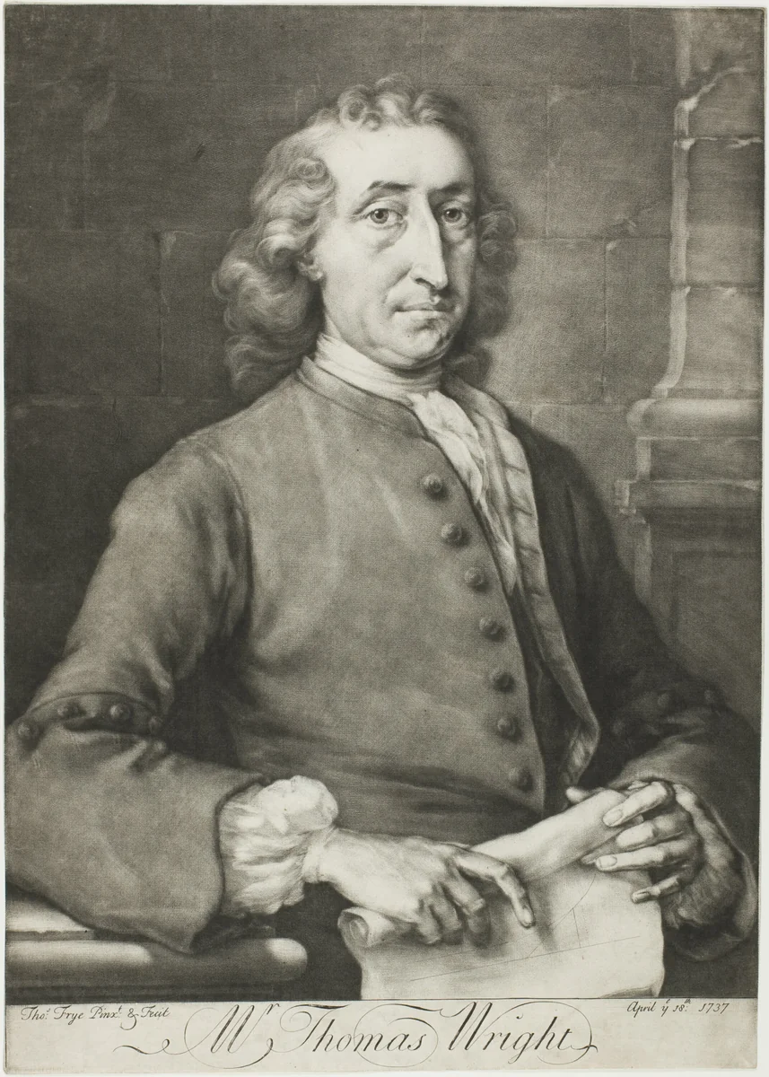 Thomas Wright by Thomas Frye, print, 1737