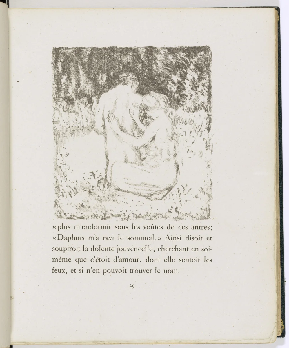In-text plate (page 29) from Daphnis et Chloé by Pierre Bonnard, illustrated book, 1902