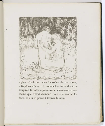 In-text plate (page 29) from Daphnis et Chloé by Pierre Bonnard, illustrated book, 1902