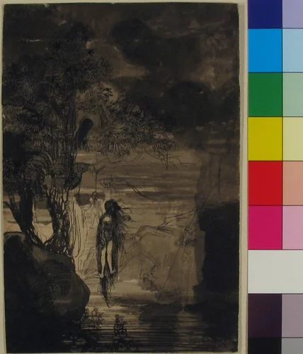 Nightmare by Rodolphe Bresdin, drawing, 1840-1885