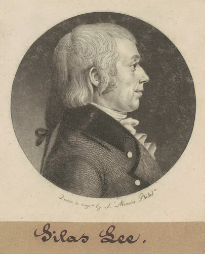 Silas Lee by Charles B. J. Févret de Saint-Mémin, print, 1799