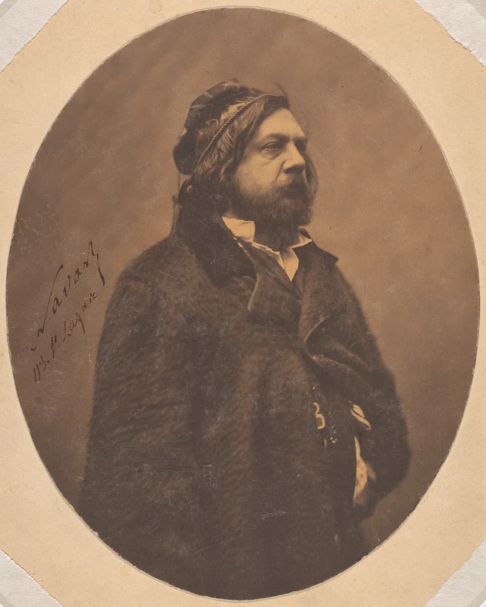Théophile Gautier by Nadar, photograph, 1854-1858