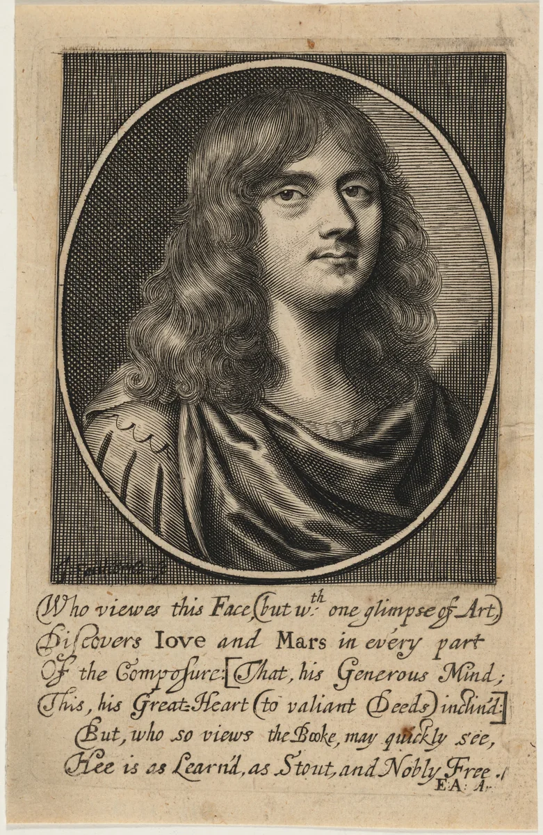 Sir George Wharton by William Faithorne, print, 1616-1691