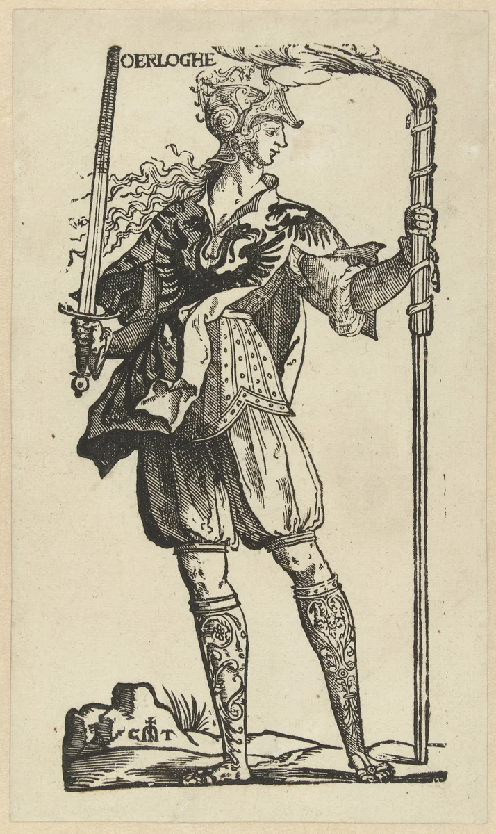 De Oorlog by Unknown, print, 1546