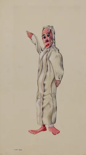 "Baby" Hand Puppet by Elmer Weise, index of american design, 1936
