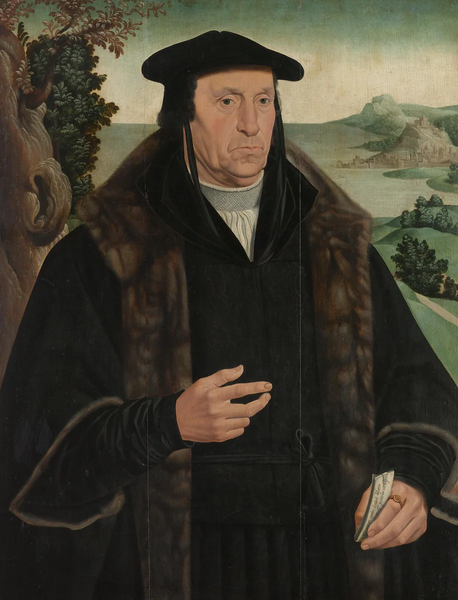 Portrait of Cornelis Aerentsz van der Dussen (1481-1556) by Unknown, painting, 1555-1570