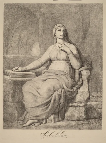 Sibylle (Sibyl) by Simon Petrus Klotz, print, 1776-1824