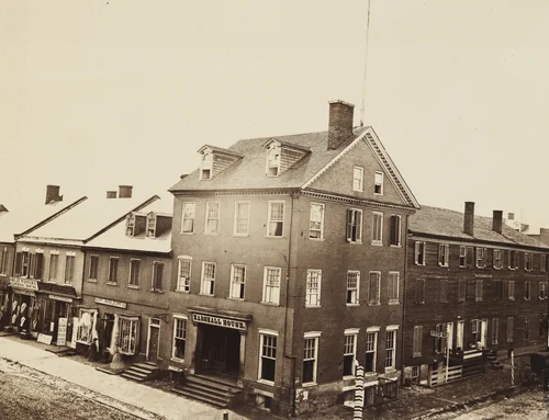 Marshall House, Alexandria, Virginia by Alexander Gardner, photograph, 1862