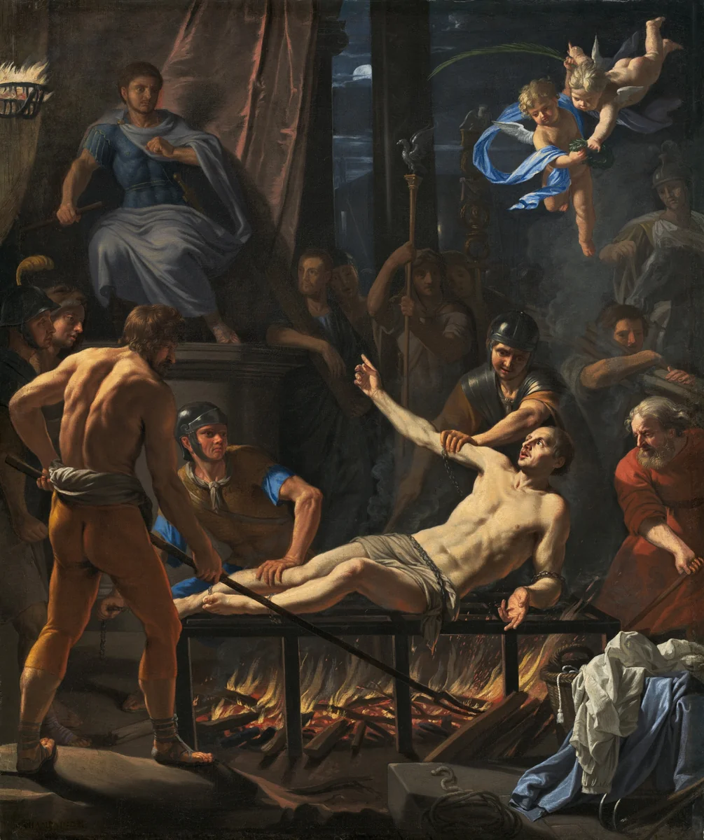 The Martyrdom of Saint Lawrence by Jean Baptiste de Champaigne, painting, 1660