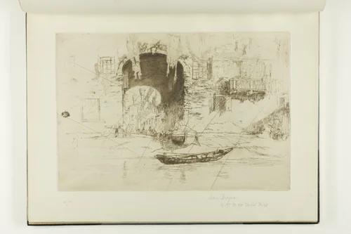 San Biagio by James McNeill Whistler, print, 1880