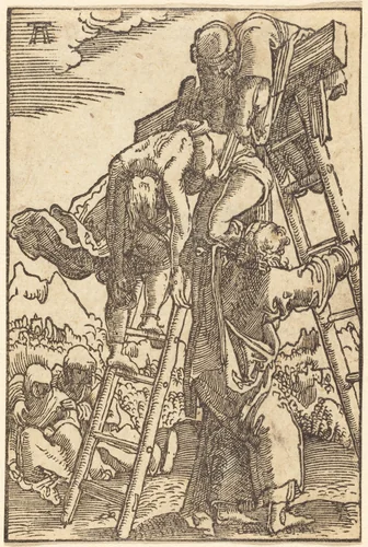 The Descent from the Cross by Albrecht Altdorfer, print, 1513