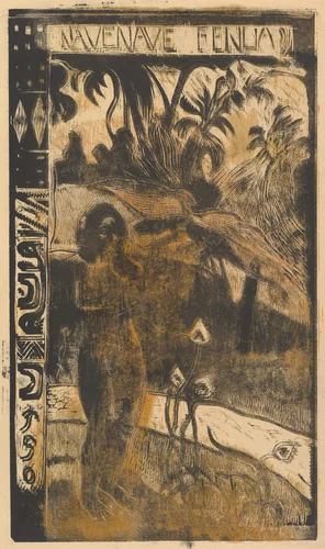 Delightful Land by Paul Gauguin, print, 1893-1894