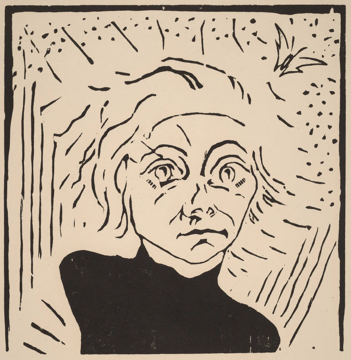 Sidi Heckel by Walter Gramatté, print, 1919