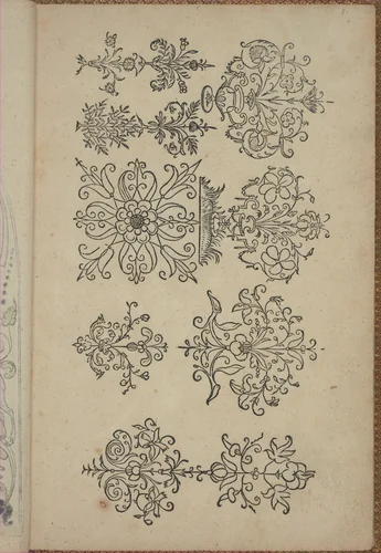New Modelbüch (Page 8r) by Andreas Bretschneider, book, 1615