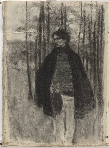 Drawing after Gertrude Käsebier's portrait of Edward Steichen by Edward Steichen, photograph, 1901