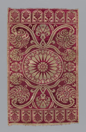 Cushion cover by Turkey, Bursa, textile, 1601-1625