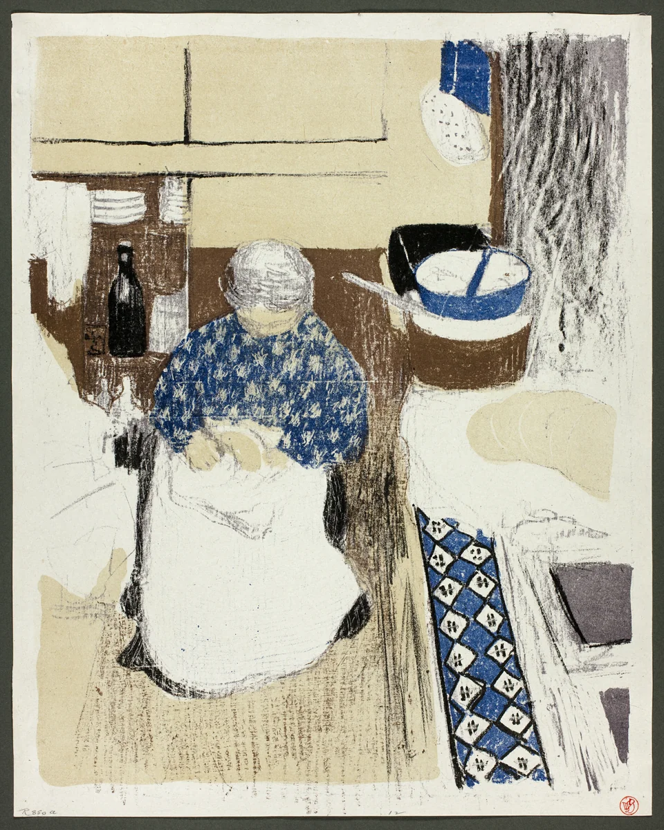 The Cook, plate eleven from Landscapes and Interiors by Edouard Vuillard, print, 1899