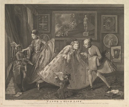 Taste in High Life by Samuel Phillips, print, 1798