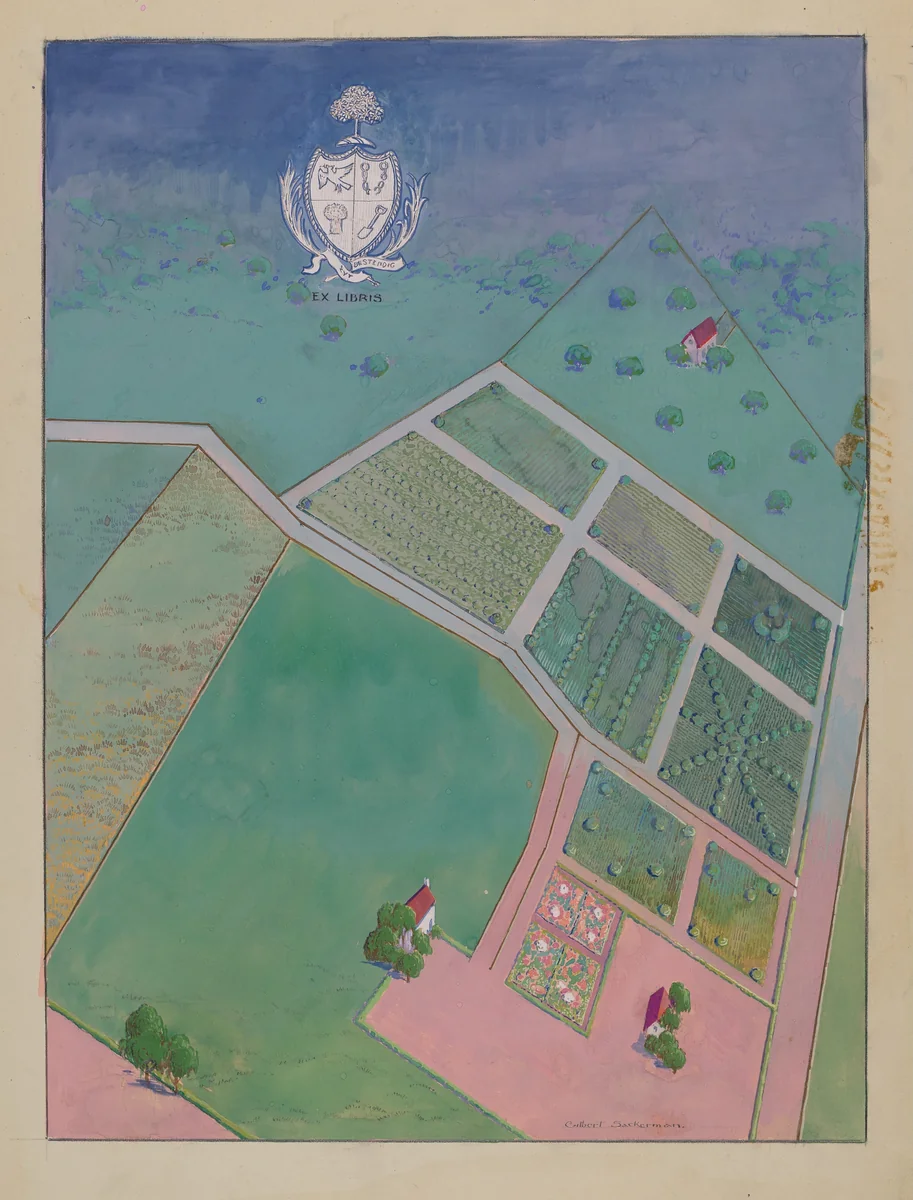 J. Dyckman Estate by Gilbert Sackerman, index of american design, 1936