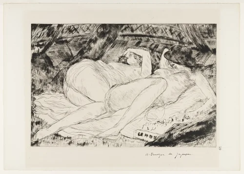 The Women of the Marne from the book Architectures by André Dunoyer de Segonzac, illustrated book, 1921