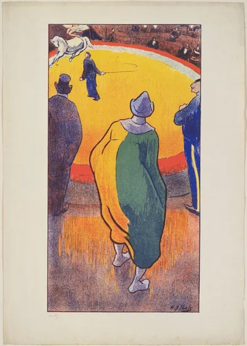 At The Circus (Au cirque) from the portfolio The Original Print (L'Estampe originale), no. I by Henri Gabriel Ibels, print, 1893