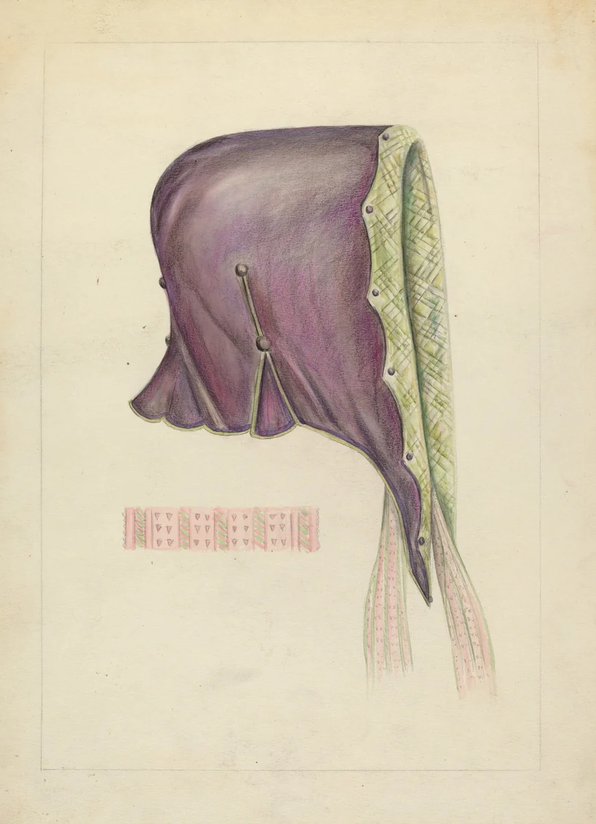 Bonnet by Fanchon Larzelere, index of american design, 1937