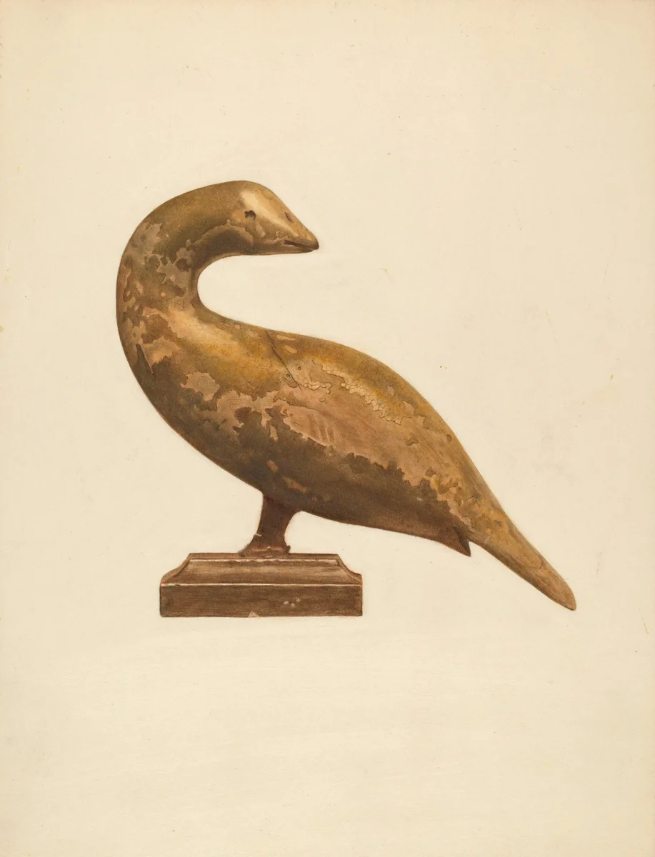 Bird by Roberta Spicer, index of american design, 1938