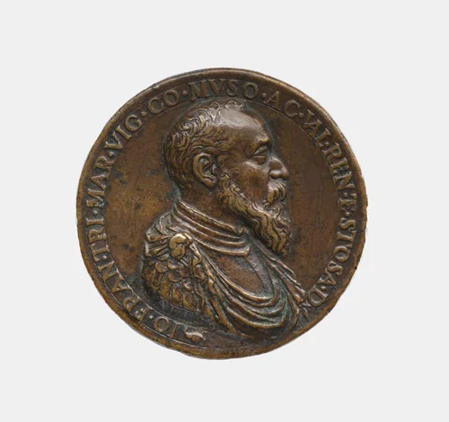Gianfrancesco Trivulzio 1504-73, Marchese of Vigevano, Count of Mesocco 1518-49, Rheinwald and Stoss by Pietro Paolo Galeotti, metalwork, 1538-1548