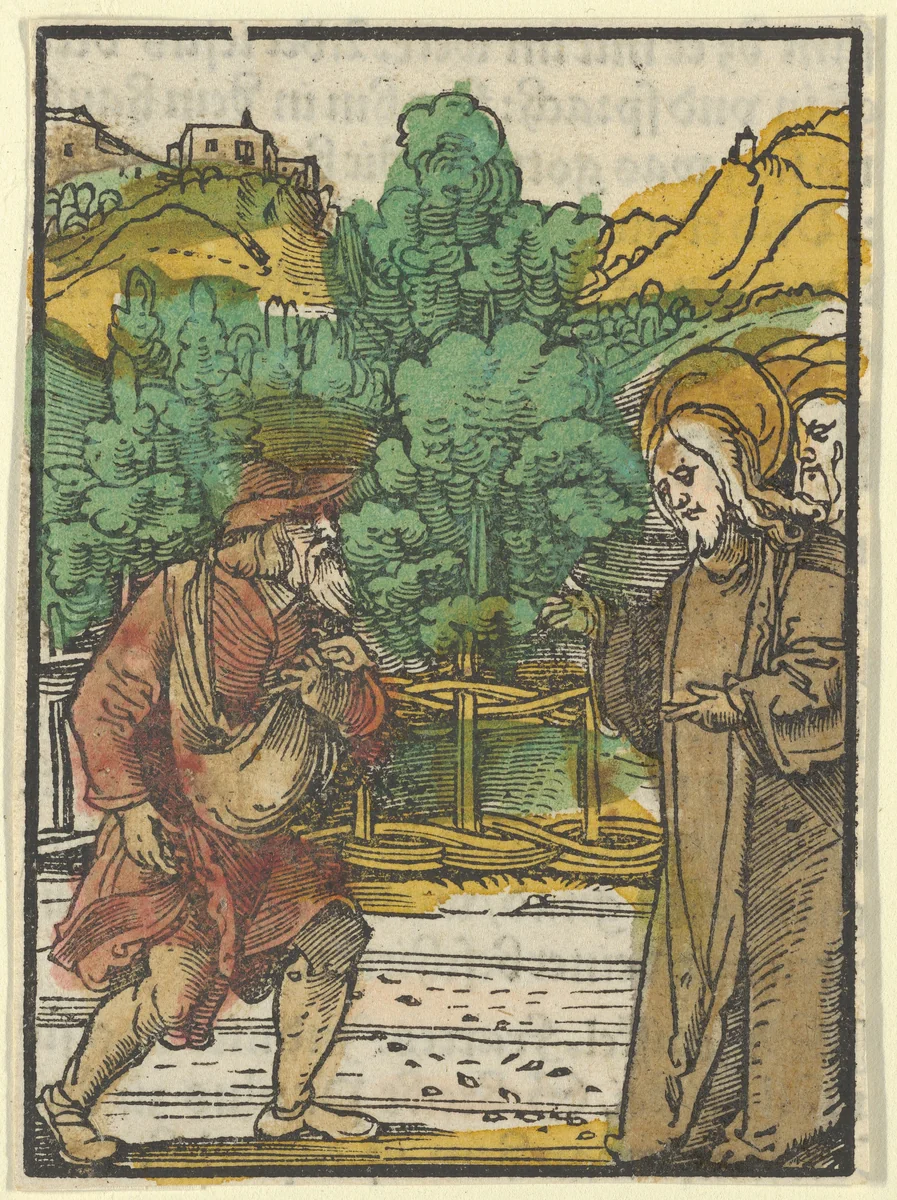 The Parable and the Sower, from Das Plenarium by Hans Schäufelein, print, 1517