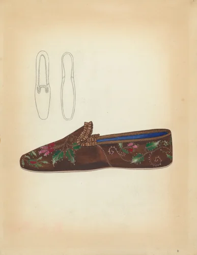 Lady's Slipper by Esther Hansen, index of american design, 1935-1942