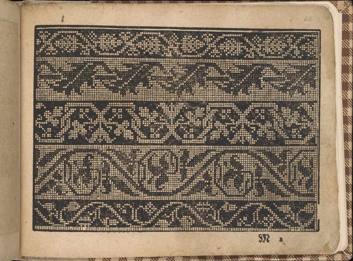 New Künstlichs Modelbuch (Page 46 recto) by Bernhard Jobin, book, 1600