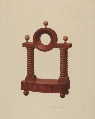 Watch Holder by William H. Edwards, index of american design, 1939