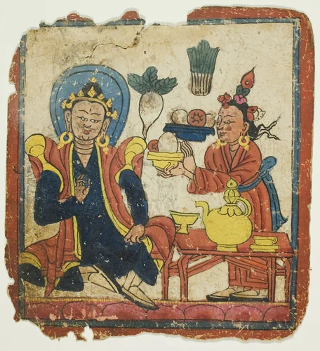 Image from a Set of Initiation Cards (Tsakali) by Southern Tibet, drawing, 1299-1499