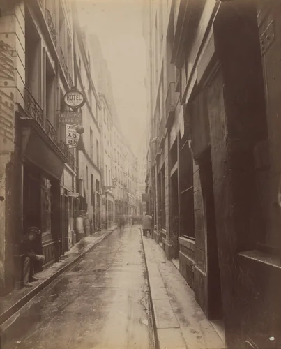Rue Quincampoix by Eugène Atget, photograph, 1900