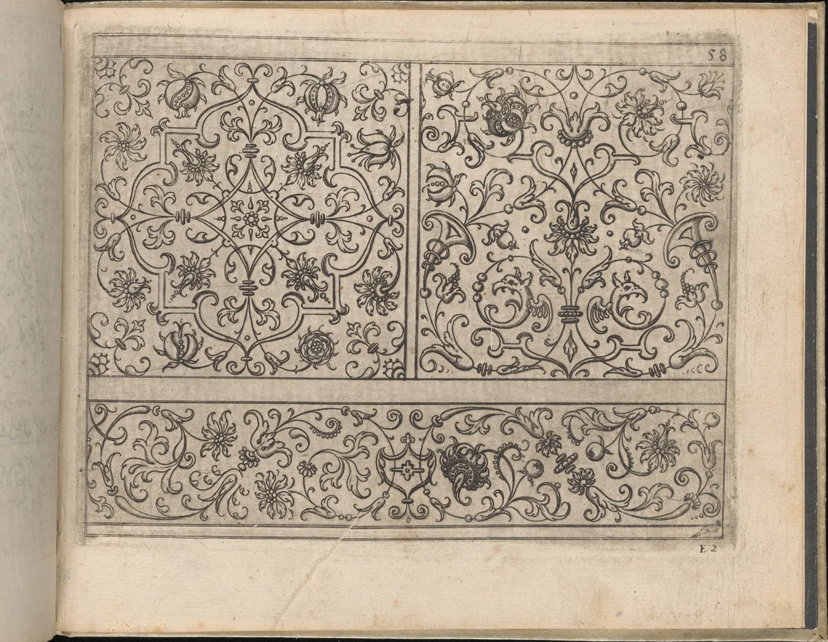 Newes Modelbuch in Kupffer (Page 66r) by Johann Sibmacher, book, 1604