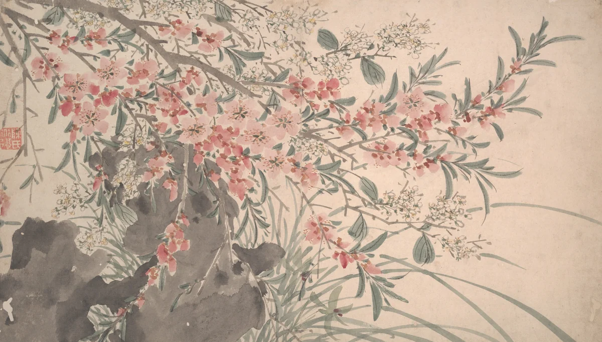 Garden Flowers by Chen Chun (陳淳), painting, 1540