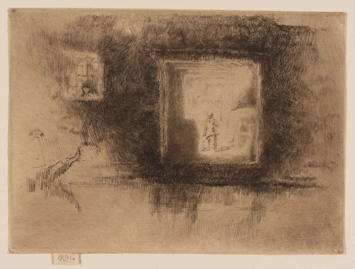 Nocturne: Furnace by James McNeill Whistler, print, 1879-1880