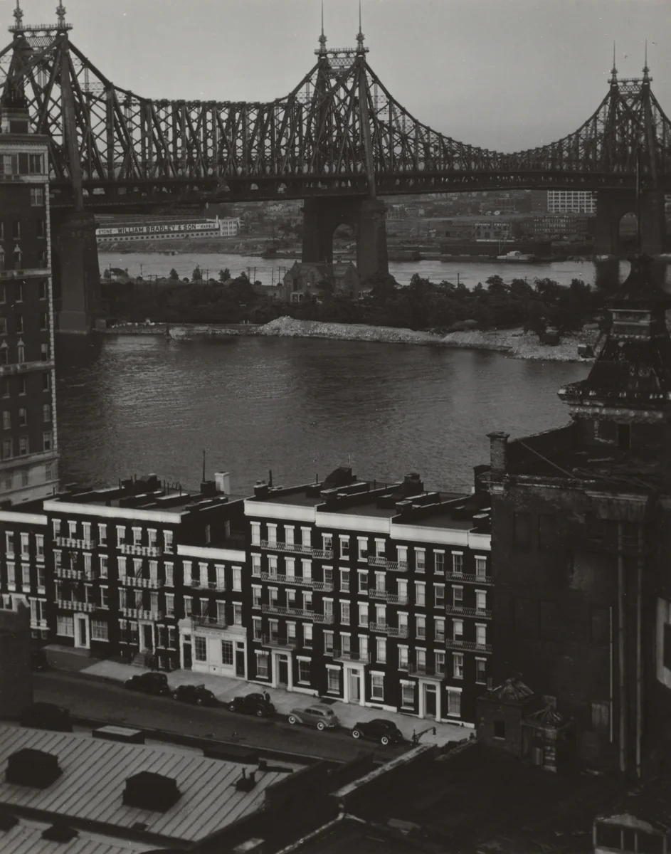New York from 405 E 54th Street by Alfred Stieglitz, photograph, 1936-1937