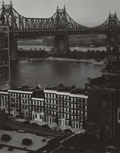 New York from 405 E 54th Street by Alfred Stieglitz, photograph, 1936-1937