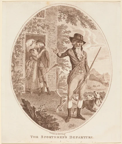 The Sportsmen's Departure by Isaac Cruikshank, print, 1756-1810