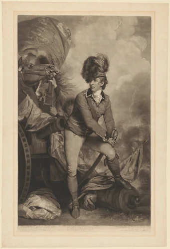 Lieutenant Colonel Sir Banastre Tarleton by John Raphael Smith, print, 1782