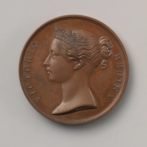 The Mutiny Medal by William Wyon, metalwork, 1858