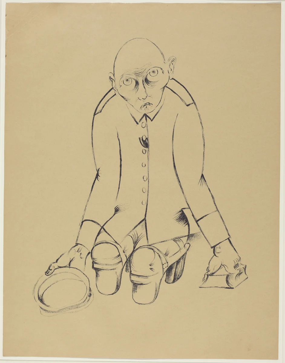 Der Ernährer (The Bread Winner) by Heinrich Hoerle, portfolio, 1920