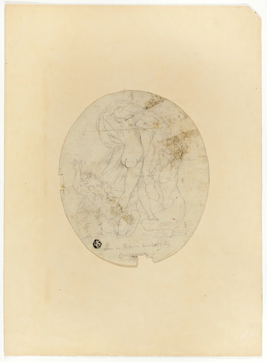 Three Nude Figures by John Brown
Correggio, drawing, 1769-1787